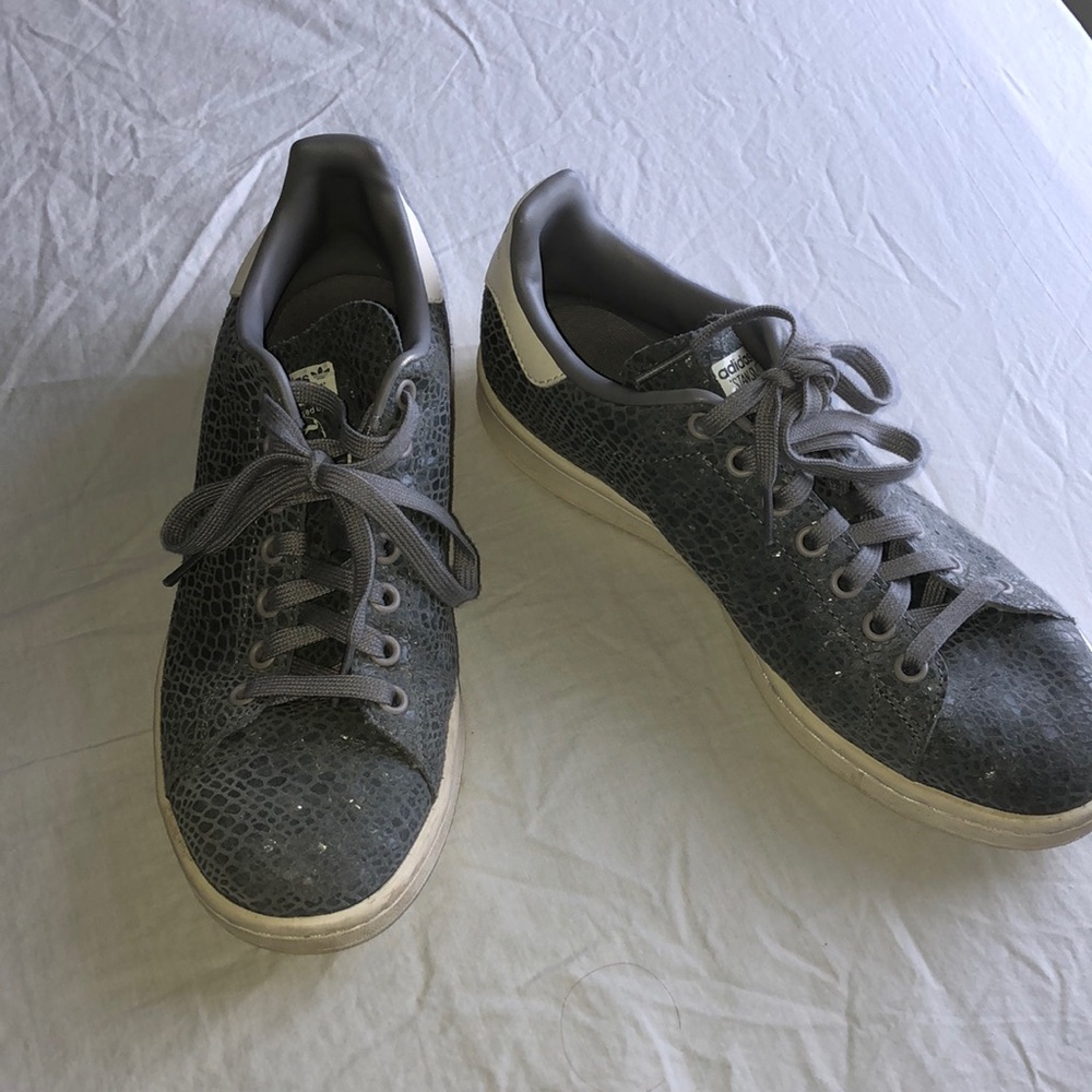 Adidas Stan Smith Blue Snakeskin Sneakers